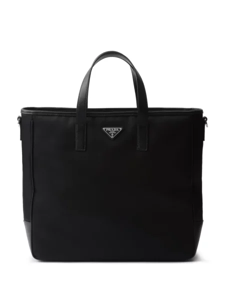 Geantă Prada cu autograf negru