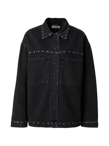 ONLY Geacă de primăvară-toamnă ONLEMMIE denim negru