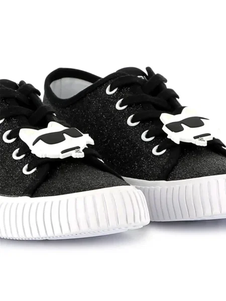 Sneakersy dziecięce Karl Lagerfeld czarne