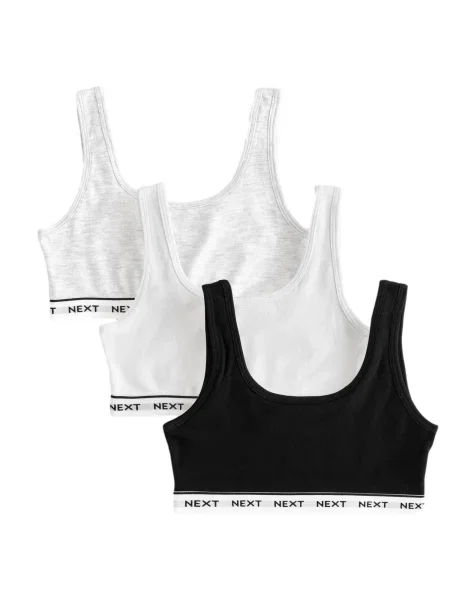 Next Sutien gri amestecat / negru alb
