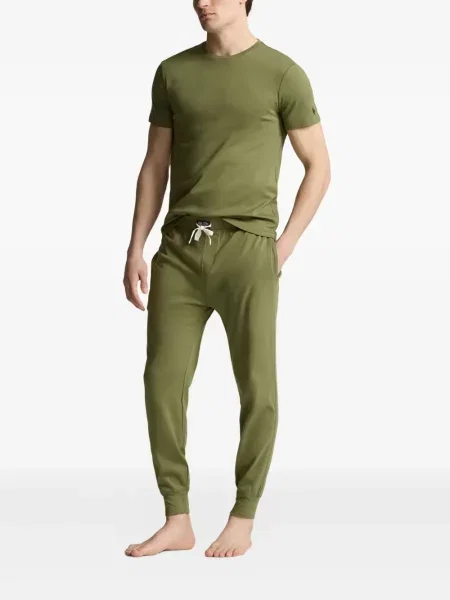 Boxeri Polo Ralph Lauren plisat cu broderie din piele gri
