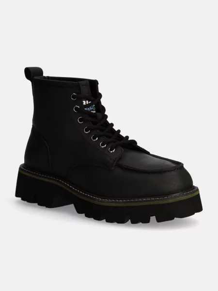 Blauer ghete de piele RUSK barbati negru