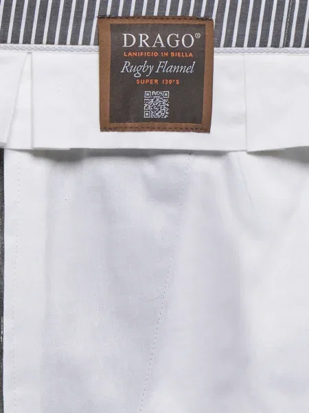 Pantaloni Franzese Collection plisate gri