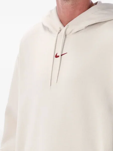 Tricou Nike din fleece alergare cu decolteu rotund gri