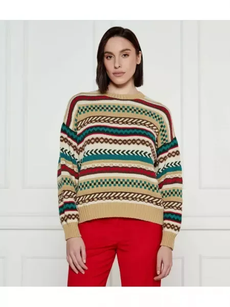 Weekend MaxMara Pulover NOVARA | Relaxed fit bej