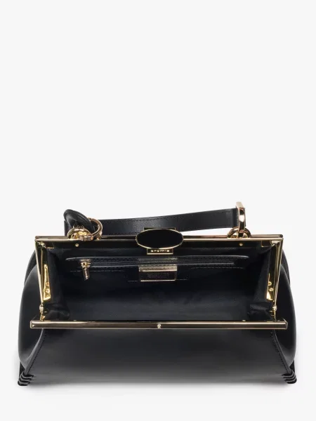 Кожаная сумка Cromia черная