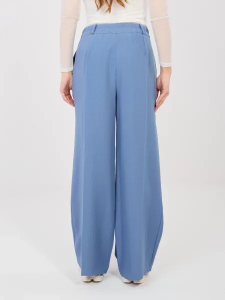 Pantaloni Rue Paris business alb