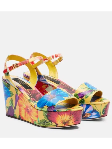 Sandale Dolce&gabbana cu model floral