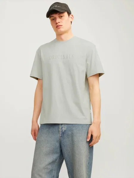 JACK & JONES Tričko JWHFREDERIKSBERG svetlosivá