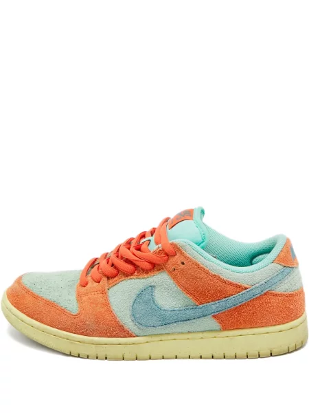 Sneakerși Nike Dunk din piele de căprioară violet