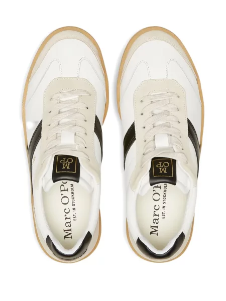 Sneakerși Marc O'polo alb