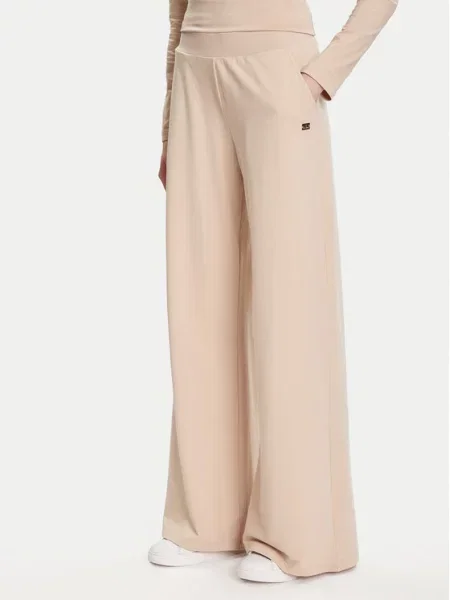 Спортивные штаны Ea7 Emporio Armani бежевые