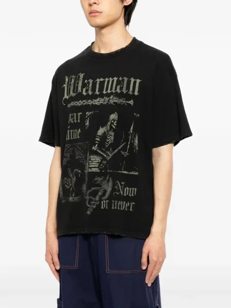 Tricou Warman cu imagine negru