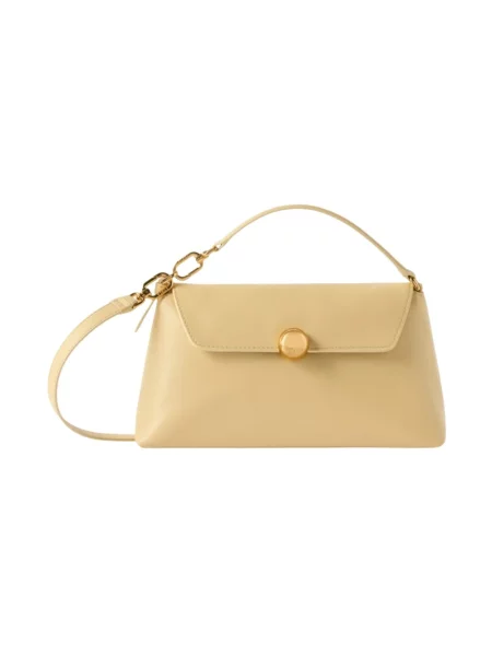 Torebka crossbody Furla skórzana żółta