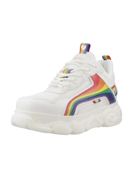 Sneakersy Buffalo skórzane białe
