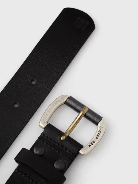 Шкіряний G-Star чорний