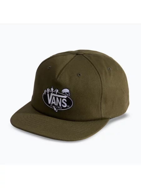 Șapcă pentru bărbați Vans Show Off Unstructured mossy olive