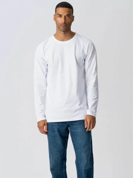 TEESHOPPEN Cămașă Basic Long alb