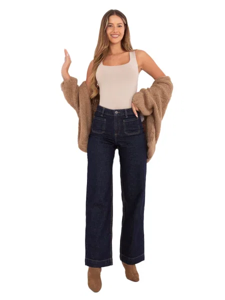 Pantaloni Sublevel albastru