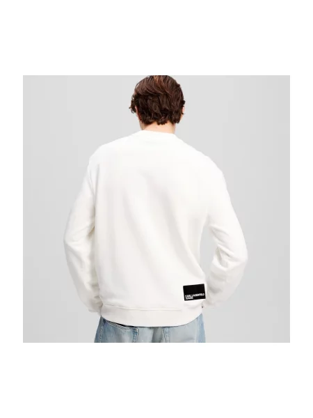 Mikina Karl Lagerfeld Jeans bílá