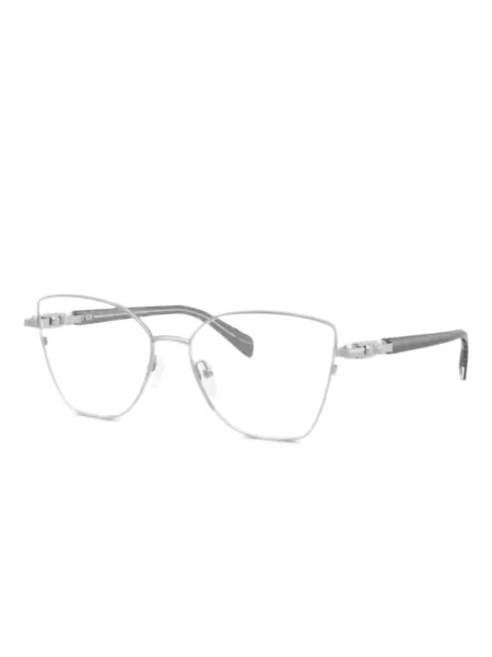 Ochelari de soare Michael Kors cu imprimeu geometric argintiu