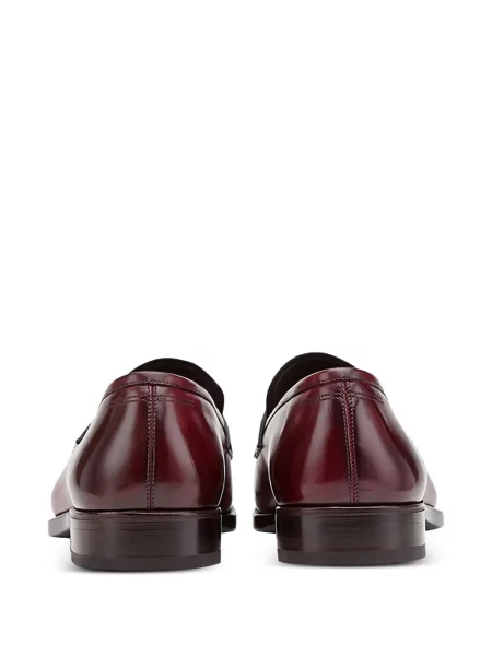 Pantofi loafer Ferragamo din piele roșu