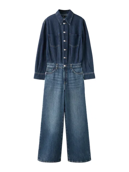 MANGO Kezeslábas Belle' sötétkék