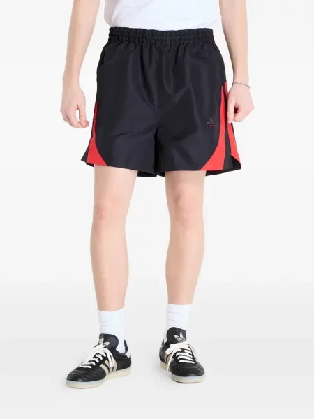 Pantaloni scurți Adidas cu autograf alergare cu imprimeu geometric albastru