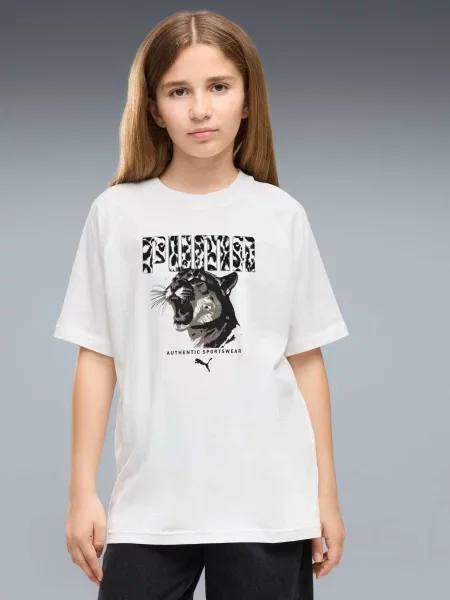 Детская футболка Puma белая