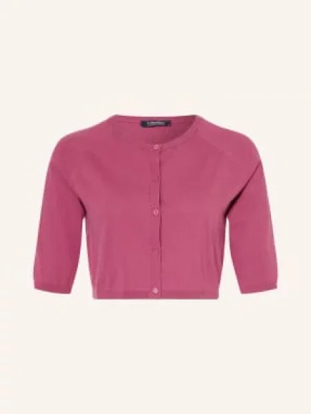 S Max Mara Krótki Sweter Pam rot