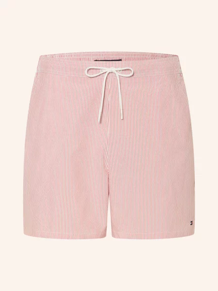 Tommy Hilfiger Underwear Plavecké šortky ITHACA červená bílá