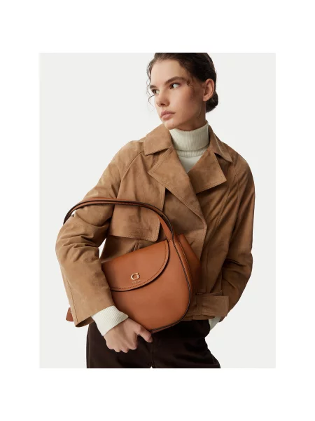 Дамска чанта Guess Светлокафяв кафяво