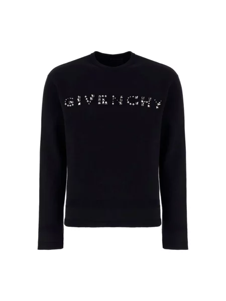 Bluza Givenchy klasyczna z logo czarna