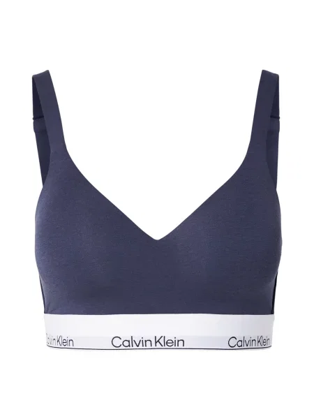 Calvin Klein Underwear Sutien albastru marin / gri deschis alb