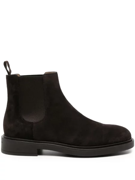 Botine Gianvito Rossi din piele de căprioară maro