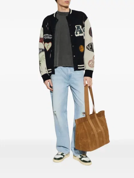 Tricou Allsaints cu imagine gri