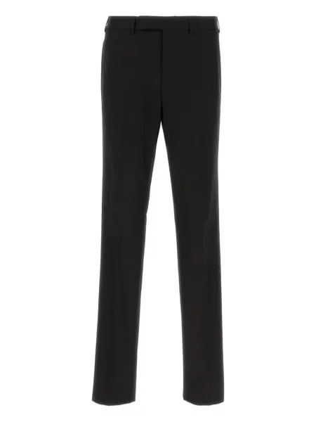 Pantaloni Zegna plisate albastru