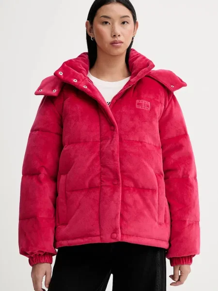 Tommy Jeans Bunda růžová