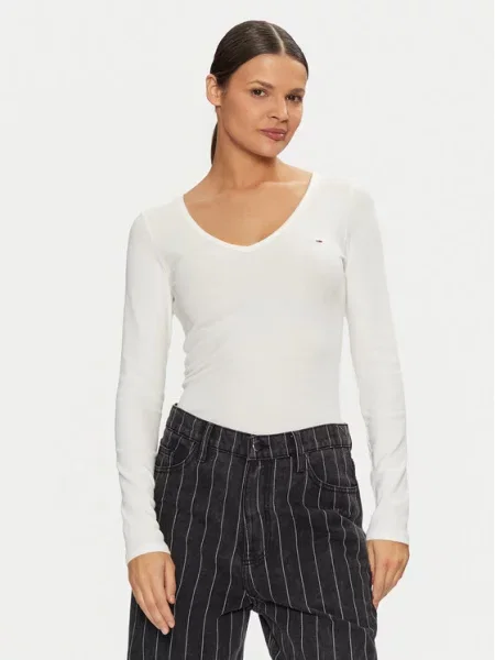 Tommy Jeans Majica ESSENTIAL' bijela