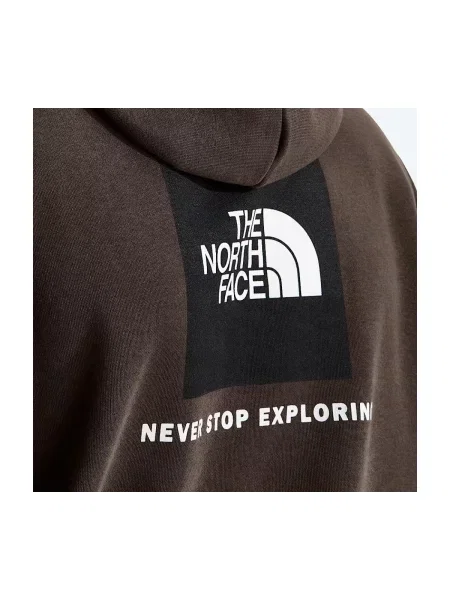 THE NORTH FACE Tréning póló EVOLUTION SIMPLE DOME csokoládé / fehér szürke