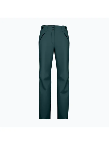 Дамски скиорски панталони HEAD Joy dark teal зелено