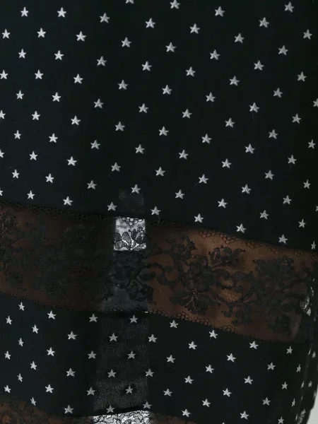 Rochie tip cămașă Givenchy din dantelă de costum negru
