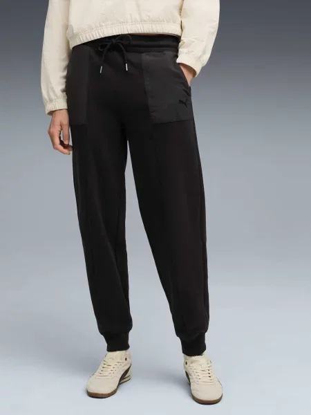 Штани спортивні PUMA Her Comfort Sweatpants комбінований верх чорний