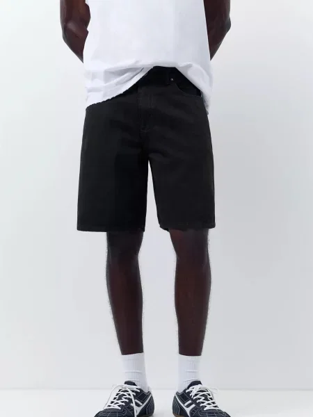 Pull&Bear Jeans denim negru