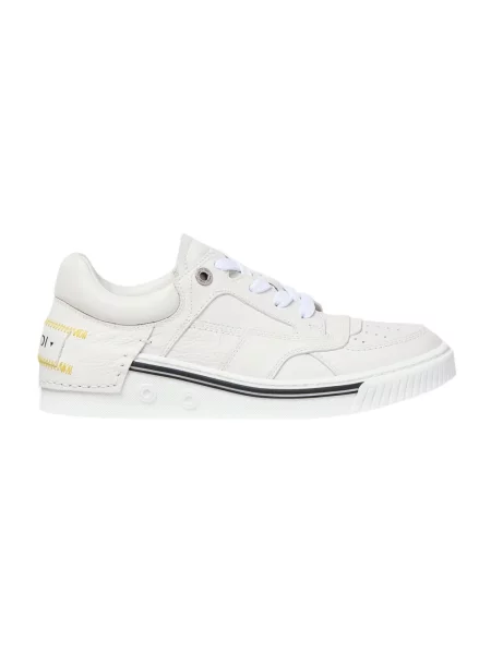 Sneakersy Fendi skórzane białe