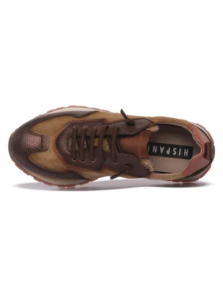 Pantofi Hispanitas din velur bej