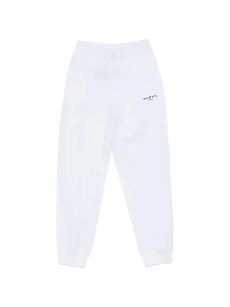 Spodnie dziecięce Balmain białe