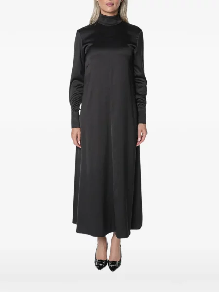 Lung rochie maxi Drykorn în linie A negru