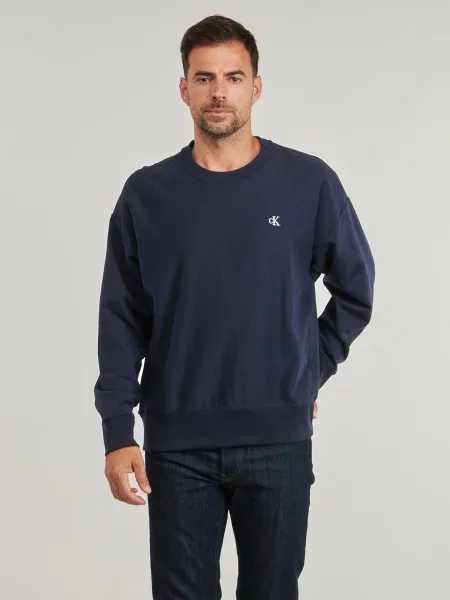 Froté sveter Calvin Klein Jeans modrá