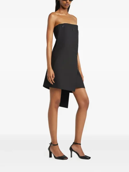 Rochie mini Courreges de costum negru